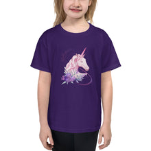 Load image into Gallery viewer, 'Pink Unicorn' Youth Short Sleeve T-Shirt