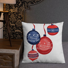 Load image into Gallery viewer, 'Merry Christmas' Premium Pillow