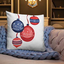 Load image into Gallery viewer, 'Merry Christmas' Premium Pillow