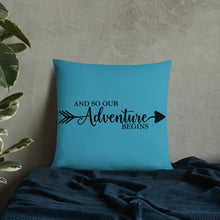 Load image into Gallery viewer, 'And So Our Adventure Begins' Pillow