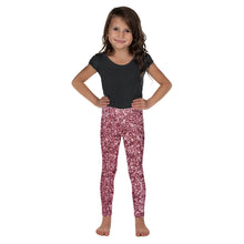 Load image into Gallery viewer, 'Pink Glitter Print' Kid's Leggings