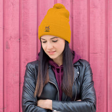Load image into Gallery viewer, 'Good Vibes' Pom-Pom Beanie