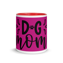 Load image into Gallery viewer, 'Dog Mom' Mug with Color Inside