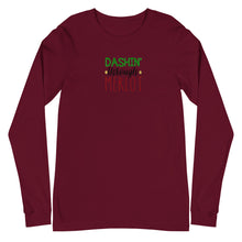 Load image into Gallery viewer, 'Dashing Through Merlot' Unisex Long Sleeve Tee