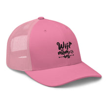 Load image into Gallery viewer, 'Wife Mom Boss' Trucker Cap