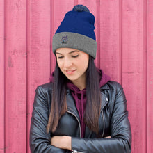 Load image into Gallery viewer, 'Good Vibes' Pom-Pom Beanie