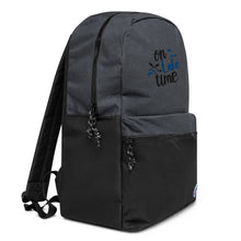 Load image into Gallery viewer, ‘On Lake Time’ Embroidered Champion Backpack
