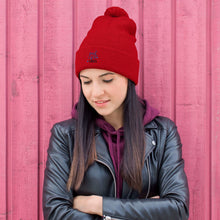 Load image into Gallery viewer, 'Good Vibes' Pom-Pom Beanie