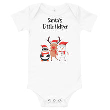 Load image into Gallery viewer, 'Santa's Little Helper' Baby Onesie