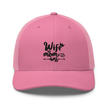 Load image into Gallery viewer, 'Wife Mom Boss' Trucker Cap