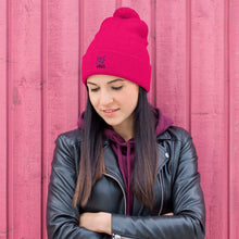 Load image into Gallery viewer, 'Good Vibes' Pom-Pom Beanie