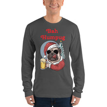 Load image into Gallery viewer, 'Bah Humpug' Long sleeve unisex t-shirt Made in USA