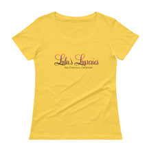 Load image into Gallery viewer, 'Lulu's Luxuries' Ladies' Scoopneck T-Shirt