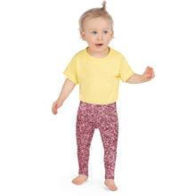 Load image into Gallery viewer, 'Pink Glitter Print' Kid's Leggings