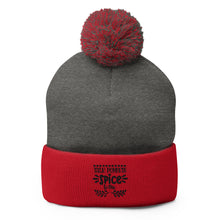 Load image into Gallery viewer, 'Talk Pumpkin Spice To Me' Unisex Pom-Pom Beanie