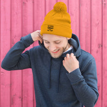 Load image into Gallery viewer, 'Talk Pumpkin Spice To Me' Unisex Pom-Pom Beanie