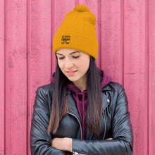 Load image into Gallery viewer, 'Talk Pumpkin Spice To Me' Unisex Pom-Pom Beanie