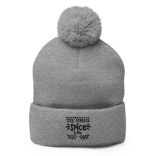 Load image into Gallery viewer, 'Talk Pumpkin Spice To Me' Unisex Pom-Pom Beanie