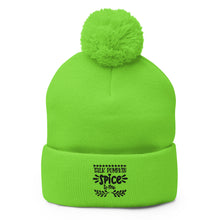 Load image into Gallery viewer, 'Talk Pumpkin Spice To Me' Unisex Pom-Pom Beanie