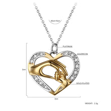 Load image into Gallery viewer, 'Cherished' Mom & Baby Pendant Necklace