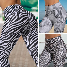 Load image into Gallery viewer, Women's Elastic Animal Print Sport Leggings