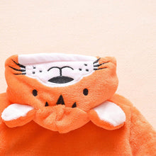 Load image into Gallery viewer, Hooded Tiger Jumpsuit Romper