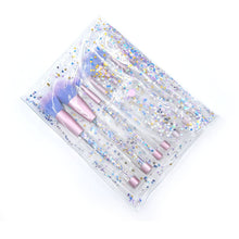 Load image into Gallery viewer, 7pc Glitter Makeup Brush Kit