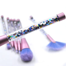 Load image into Gallery viewer, 7pc Glitter Makeup Brush Kit