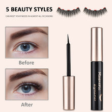 Load image into Gallery viewer, Waterproof Magnetic Eyelash and Liquid Eyeliner Set