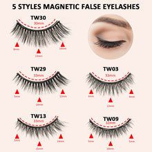 Load image into Gallery viewer, Waterproof Magnetic Eyelash and Liquid Eyeliner Set