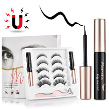 Load image into Gallery viewer, Waterproof Magnetic Eyelash and Liquid Eyeliner Set
