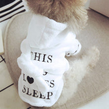 Load image into Gallery viewer, 'This Dog Loves Sleep' Absorbent Pet Robe