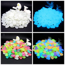 Load image into Gallery viewer, 25/50pcs Glow in the Dark Garden Pebbles