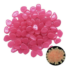 Load image into Gallery viewer, 25/50pcs Glow in the Dark Garden Pebbles