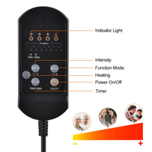 Load image into Gallery viewer, Electric Heated Full Body Massage Chair Pad