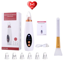 Load image into Gallery viewer, Electric Facial Cleaner Vacuum Suction Set Beauty Skin Care Tools