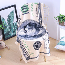 Load image into Gallery viewer, 'Hundred Dollar' Print Beach & Bath Towel