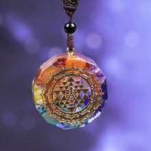 Load image into Gallery viewer, Geometric Sri Yantra Pendant Necklace