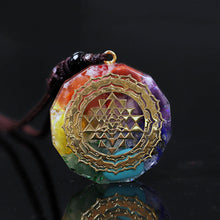 Load image into Gallery viewer, Geometric Sri Yantra Pendant Necklace