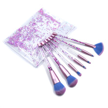 Load image into Gallery viewer, 7pc Glitter Makeup Brush Kit