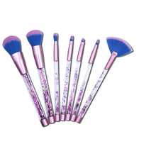 Load image into Gallery viewer, 7pc Glitter Makeup Brush Kit