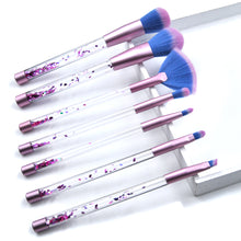 Load image into Gallery viewer, 7pc Glitter Makeup Brush Kit