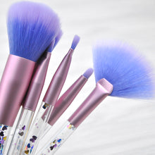Load image into Gallery viewer, 7pc Glitter Makeup Brush Kit