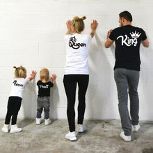 Load image into Gallery viewer, King, Queen, Princess, Prince, Family Matching  T-Shirt