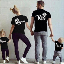 Load image into Gallery viewer, King, Queen, Princess, Prince, Family Matching  T-Shirt