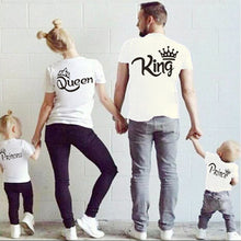 Load image into Gallery viewer, King, Queen, Princess, Prince, Family Matching  T-Shirt