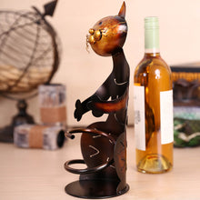 Load image into Gallery viewer, 'Cat Wine Rack Wine Holder'