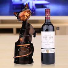 Load image into Gallery viewer, 'Cat Wine Rack Wine Holder'