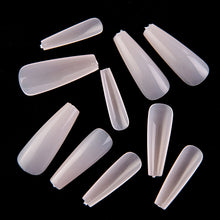 Load image into Gallery viewer, Nail Kit With 100 Pieces Of Solid Color Pointed False Nails: Multiple Color Options Available