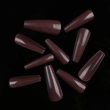 Load image into Gallery viewer, Nail Kit With 100 Pieces Of Solid Color Pointed False Nails: Multiple Color Options Available